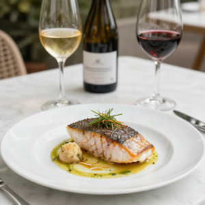Plato fuerte con pescado