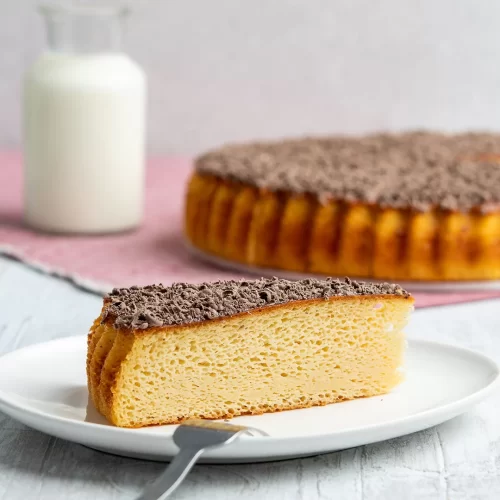 torta queso decorada chocolate